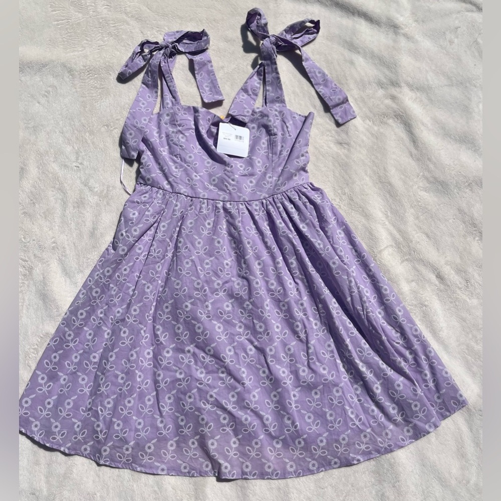 Flying Tomato Charming Purple Dress